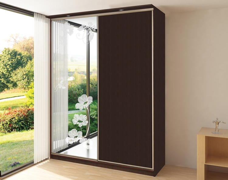 Шкаф купе с двумя фасадами в интернет-магазине