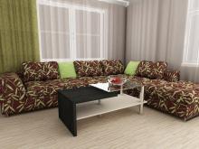 Фигурный журнальный стол Green СЖ - 17