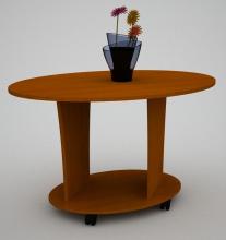 Журнальный овальный столик Ника СЖ - 1