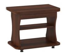 Журнальный стол Пехотин Альфа ДСП (орех темный)