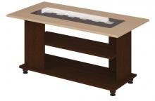 Журнальный стол Пехотин Камелот (орех темный и дуб светлый)