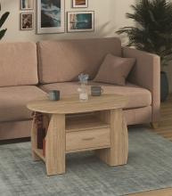 Журнальный стол овальный Пехотин Нарцисс (стол журнальный в интерьере)