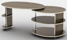 Овальный журнальный стол трансформер Тиса АКМ Бюрократ