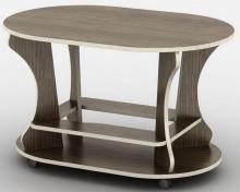 Овальный журнальный стол на колесиках Тиса АКМ Гелиос