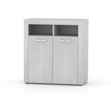 Дитячий комод з дверцятами Green Fashion ФМ - 203 (вибілена дерево світле)