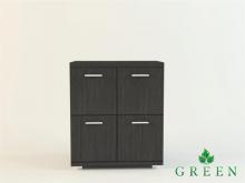 Комод з дверцями для іграшок Green КМД - 002 (корпус і фасади - дсп)
