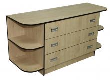 Комод для дитячих речей Ніка Увертюра (кутові закінчення з боків)