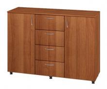 Комод Пехотин К - 4/2 МДФ (горіх лісовий)