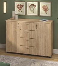 Комод Пехотин К - 4/2 МДФ (в інтер'єрі)