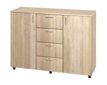 Комод Пехотин К - 4/2 МДФ (дуб сонома)