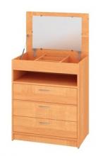 Комод маленький с зеркалом  Пехотин Трюмо - 4 (ольха)