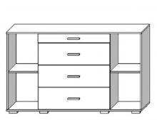 Комод Сокме Марк 1500 (узкий верхний ящик)