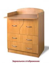 Дитячий комод з дверцятами Тиса Дитячий Класик (в зібраному вигляді)