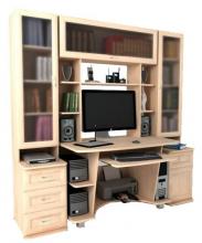 Компьютерный стол с надстройкой большой Green Fashion ФК - 205