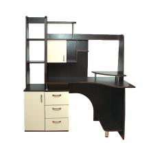 Кутовий комп'ютерний стіл з надставкою Ніка - 6