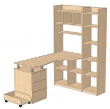 Комп'ютерний стіл Ніка Флеш - 37 (розміри)