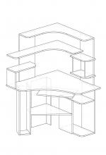 Комп'ютерний стіл Ніка Ганімед
