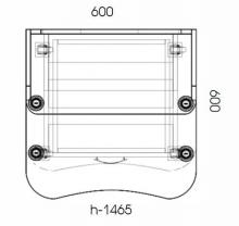 Стол компьютерный узкий Тиса Престиж СК - 3