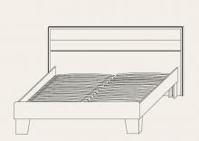 Кровать Сокме Скарлет 160