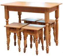 Кухонный комплект Мебель-сервис с табуретами