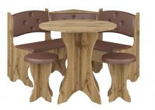 Кухонний куточок Пехотин Боярин (дуб тахо i коричневий)