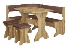 Кухонний куточок Пехотин Принц (дуб тахо i коричневий)