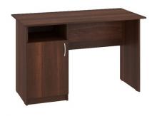 Стол письменный прямой Пехотин Леон (орех темный)