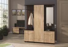 Прихожая Пехотин Афина (дуб сонома и орех темный)