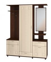 Прихожая Пехотин Афина (дуб светлый и орех темный)