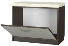 Тумба для взуття Тіса АКМ-122 береза майнау/венге магія/шкірзамінник