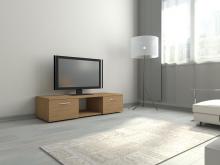 Тумба белая под телевизор Green ФТВ - 209