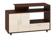 Тумба под ТВ Пехотин Рио (орех темный и дуб молочный)