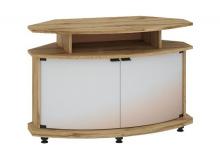 Тумба под ТВ Пехотин Рондо угловая ДСП (дуб тахо)