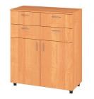 Комод Пехотин К - 3/2 ДСП (вільха)