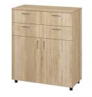 Комод Пехотин К - 3/2 ДСП (дуб сонома)