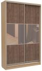 Шкаф - купе Ника Лего 1000 - 1100 (комбинация в покраске)