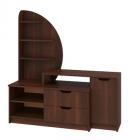 Тумба под ТВ Пехотин Шератон (орех темный)